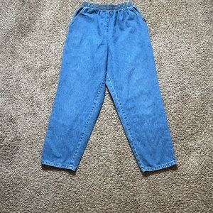 Blue Denim Tapered Jeans